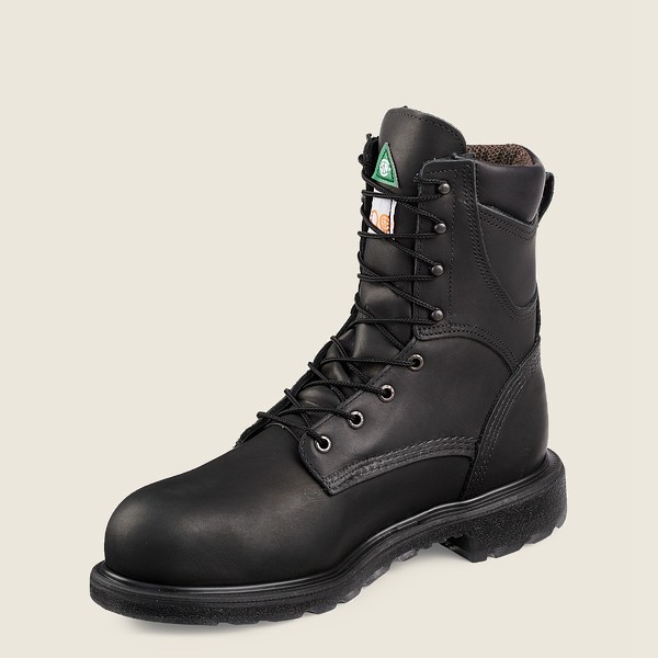 Botas de Seguridad Red Wing Hombre Negros - Supersole® 2.0 - 8-Inch Insulated Waterproof Csa Toe - 3